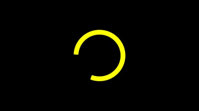 loading animation, circle loading icon, circle loading, circular loading mark on black background