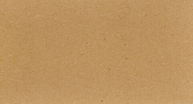 Smooth kraft cardboard compresses tiny pulp speckles into an even recycled grain, providing warm paperboard texture for packaging references collage foundations paint samples and layered material work