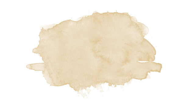 Horizontal beige watercolor wash with soft textured edges for elegant background design.