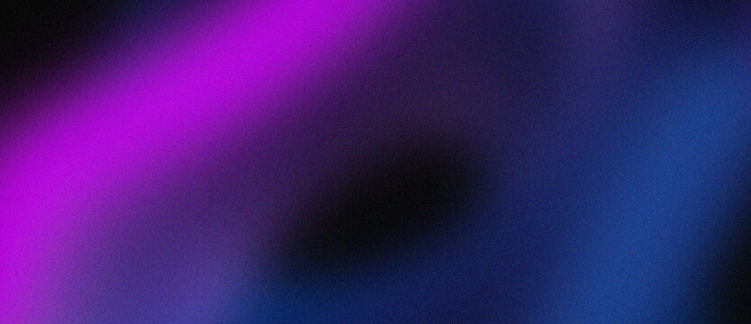 Abstract purple and blue gradient background with grain
