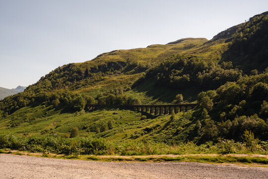 Scenic Scottish Highlands and Isle of Skye Landscapes with Mountains, Valleys and Green Nature