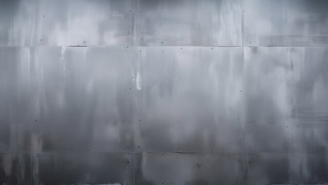 Industrial Brushed Metal Wall Texture with Subtle Gradient and Rivet Pattern for Modern Minimalist Background Wallpaper Design