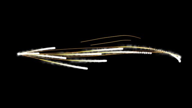 It is used in video editing and motion graphics to simulate flying projectiles or cosmic bodies.