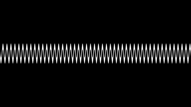 spectrum waves animation on black background. Glowing yellow light wave on black background. neon wave line royal cyan color animation. neon wave line royal cyan color animation. 4K motion video.