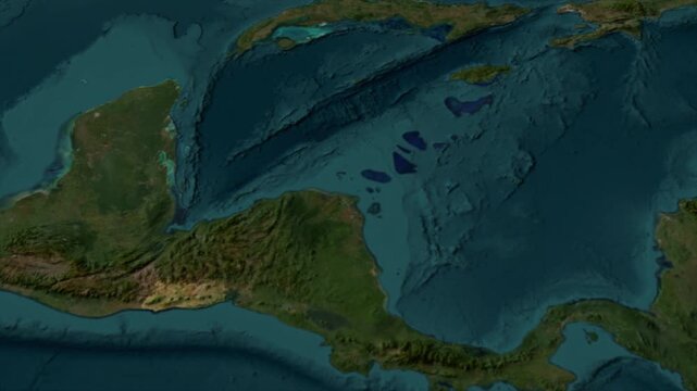  Zooming From World Map To EL SALVADOR, High Tech Colorful Map Animation