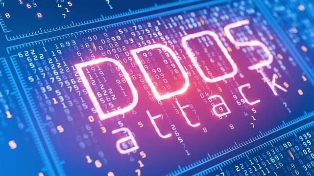 DDoS attack concept. DDoS attacks on information systems. Attacks on banking systems. Hacker attacks on corporate servers.