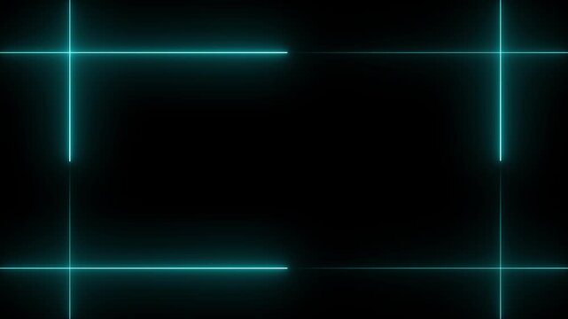 Neon lights glowing futuristic trendy lime green color seamless neon light line technology motion background. Neon lights blinking lines moving  rainbow color neon lines. 4k video