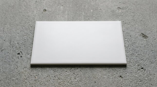 Sleek white marble slab for modern interior design. Premium polished stone tile for luxury home or commercial spaces.