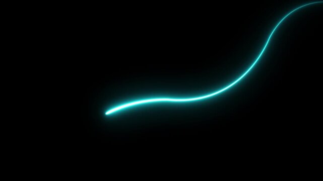 Global business growth neon glowing line and world map background animation. Business, economy, financial services Abstract concept.