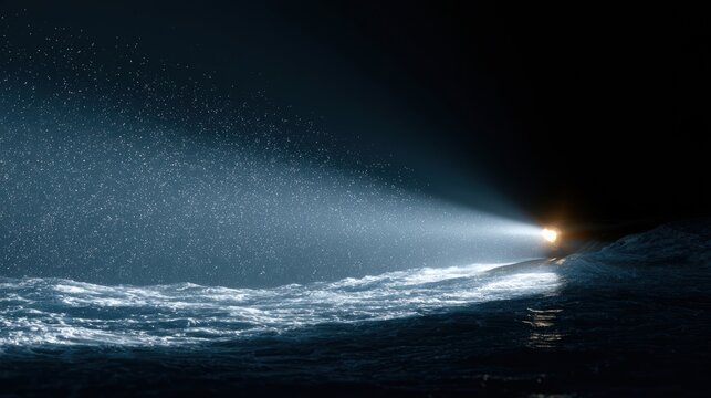 A wave of light showcases the process of a firmware update on an aging device. The scene transitions from dark to bright, symbolizing renewal.