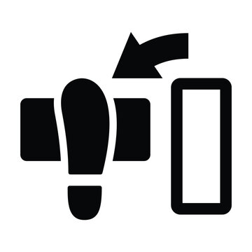 Press Brake Pedal Indicator Icon