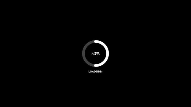 Animations and motion graphics Loading bar. Futuristic progress loading bar 0-100. Download, upload, loading process, prescient