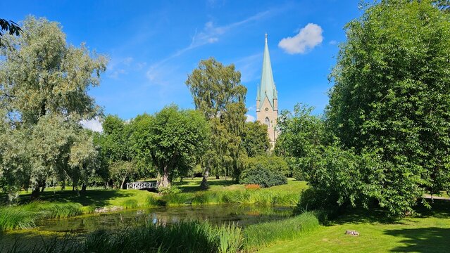 Link&ouml;ping Cathedral is an active Lutheran church in the Swedish city of Link&ouml;ping, the episcopal seat of the Diocese of Link&ouml;ping in the Church of Sweden. 