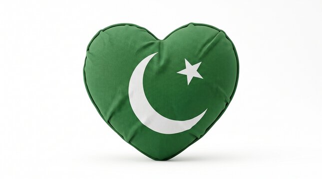 green cushion crescent moon pillow star symbol decor national emblem accent patriotic throw pillow love shape cushion romantic green decor green velvet pillow fabric stuffed shape