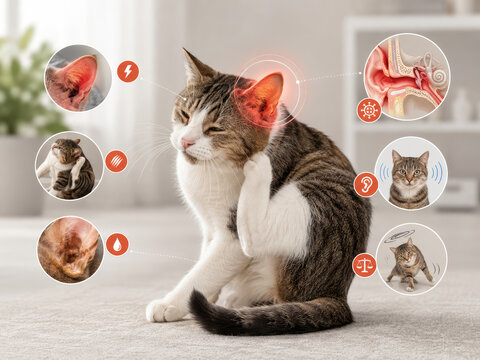 Cat Ear Infection Symptoms and Feline Otitis Warning Signs