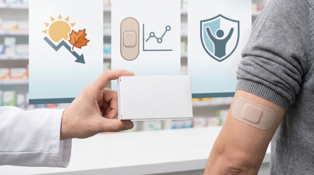 Pharmacy Vitamin D Patch Editorial Promoting Seasonal Sunlight Guidance