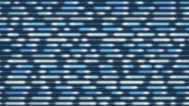 Digital Data Stream Flowing Bandwidth Bars Seamless Loop in subtle azure tones