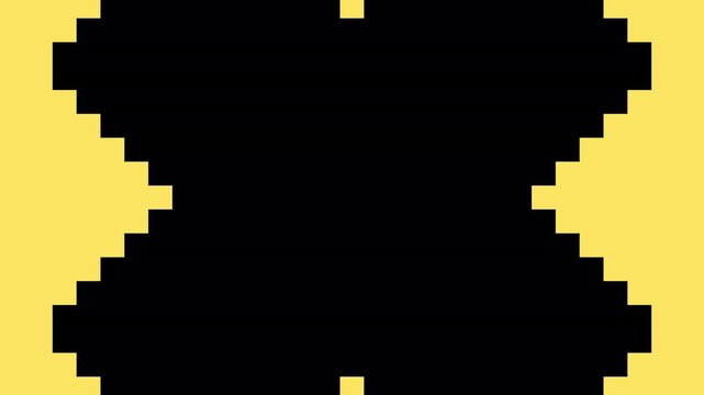 Pixel Cross Wipe Transition Overlay for Video Editing