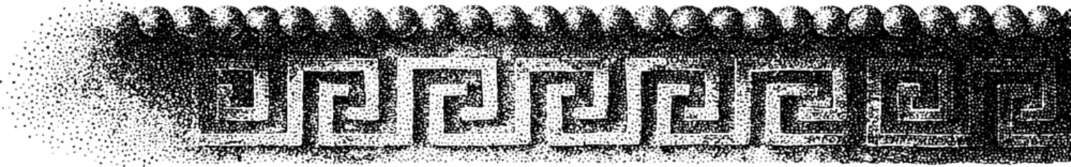 Fototapeta premium Ornamental border pattern repeating along horizontal strip
