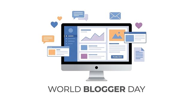World Blogger Day - Digital Content Creation and Online Presence.