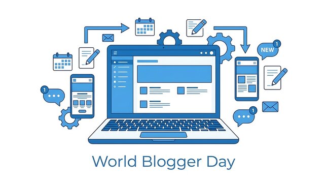 World Blogger Day - Digital Content Creation and Online Publishing.
