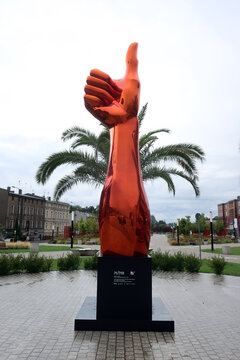 Gliwice, Poland. The European Square