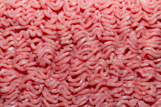 Fresh raw minced meat texture with high quality protein content for cooking delicious meals