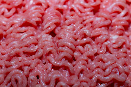 Fresh raw minced meat texture with high quality protein content for cooking delicious meals