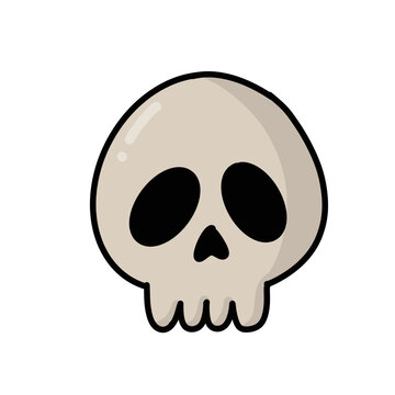 Illustration of skeleton for Halloween season
