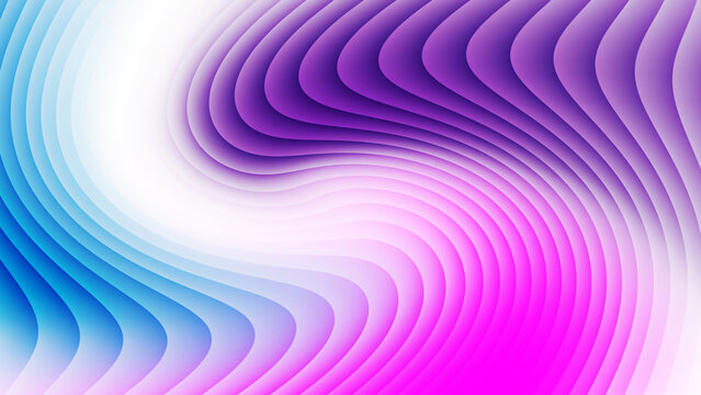 Abstract colorful swirling waves background illustration