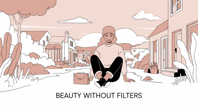 Acne Positivity Day banner featuring natural beauty without filters