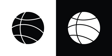 Basketball icon flat graphics pack © Bsbd