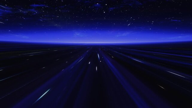 Traveling at warp speed (Loop)