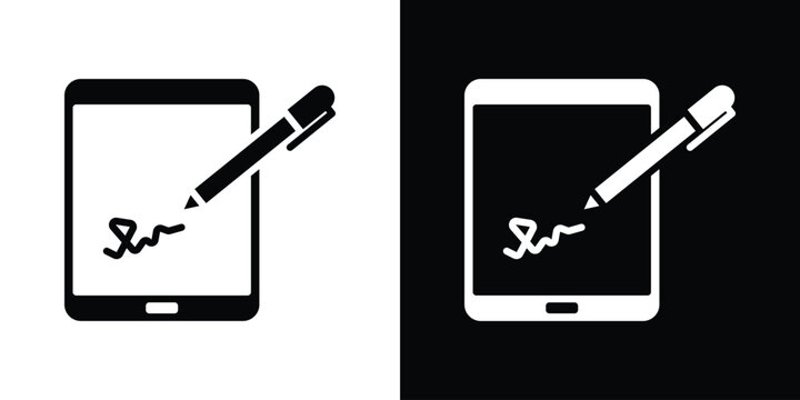 Electronic signature icon 2