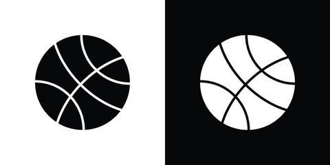 Basketball icon simple graphics pack © John