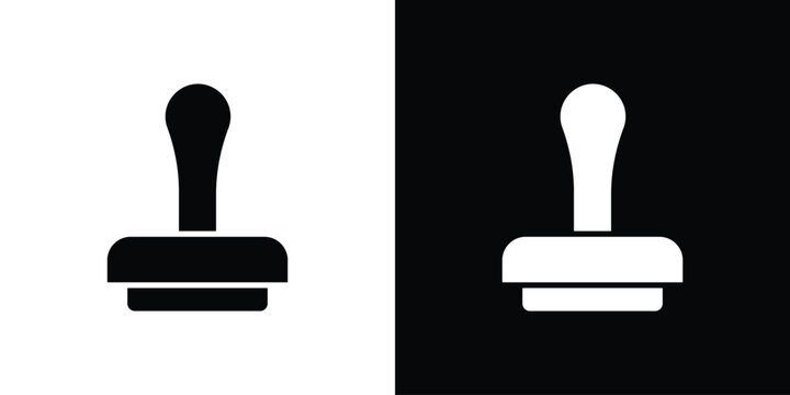 Stamp icon simple graphics pack