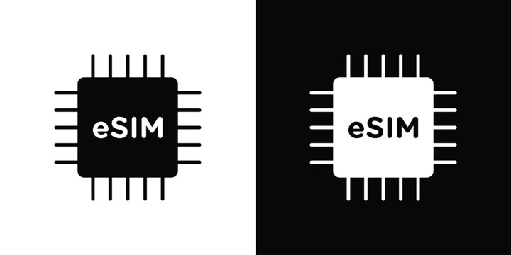 ESIM icon minimal elements kit