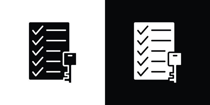 Key takeaway icon minimal elements kit