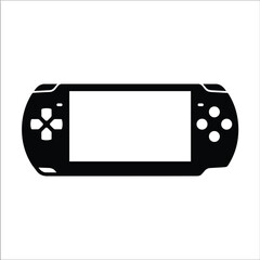 Retro handheld gaming console vector illustration © PCX Biru