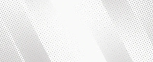 Fototapete Kunst Minimalist White Abstract Background with Curved Lines  © wiwin