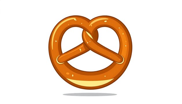 Golden Olympic rings symbol on white background.