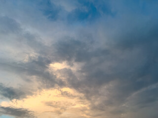 Fototapeta premium Dramatic Clouds at Sunset