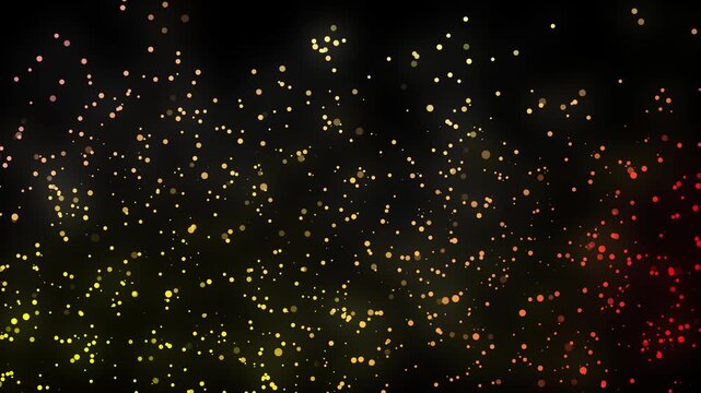 Christmas Snow Particle 4K Effects with Falling Sparkling Stars, Winter Night Holiday Background, Glowing Light Animation, Shimmering Motion Design, Bright Vector Pattern, Fantasy Space Decoration, Fe
