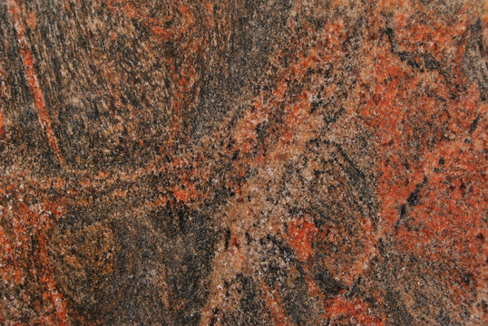 Red brown granite texture natural stone background