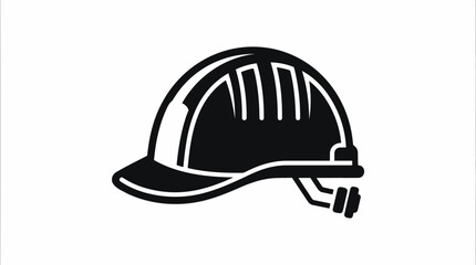 Fototapeta premium Construction Helmet Vector Icon for Safety, Engineering and Building Work