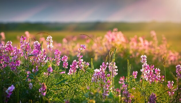 Lathyrus Mash Pea Wildflower Wild Vetch Lathyrus Sylvestris Wald Platterbse Wilde Platterbse Meadow Pink Vetch Wildflowers Flowering Meadow Mid Summer