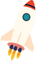 space ship rocket illustration © neviayue