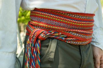 Obraz premium Side Hip View Ceinture Fléchée