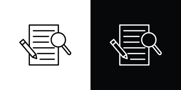Defining icon simple illustrations collection