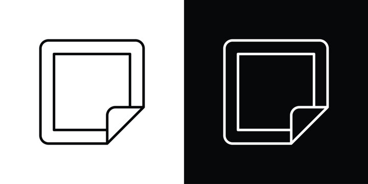 Nicotine patch icon simple illustrations collection